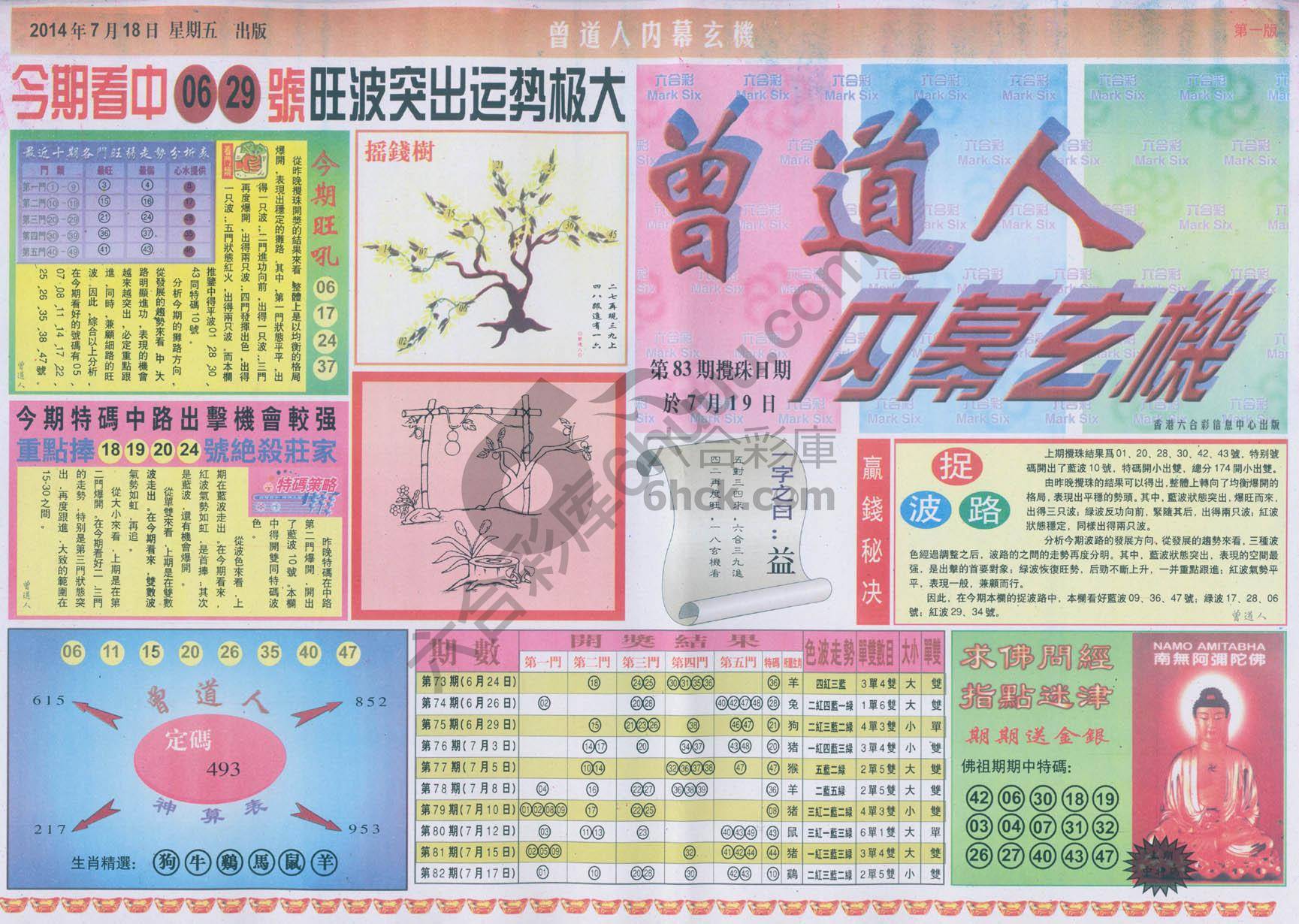 曾道人内幕玄机