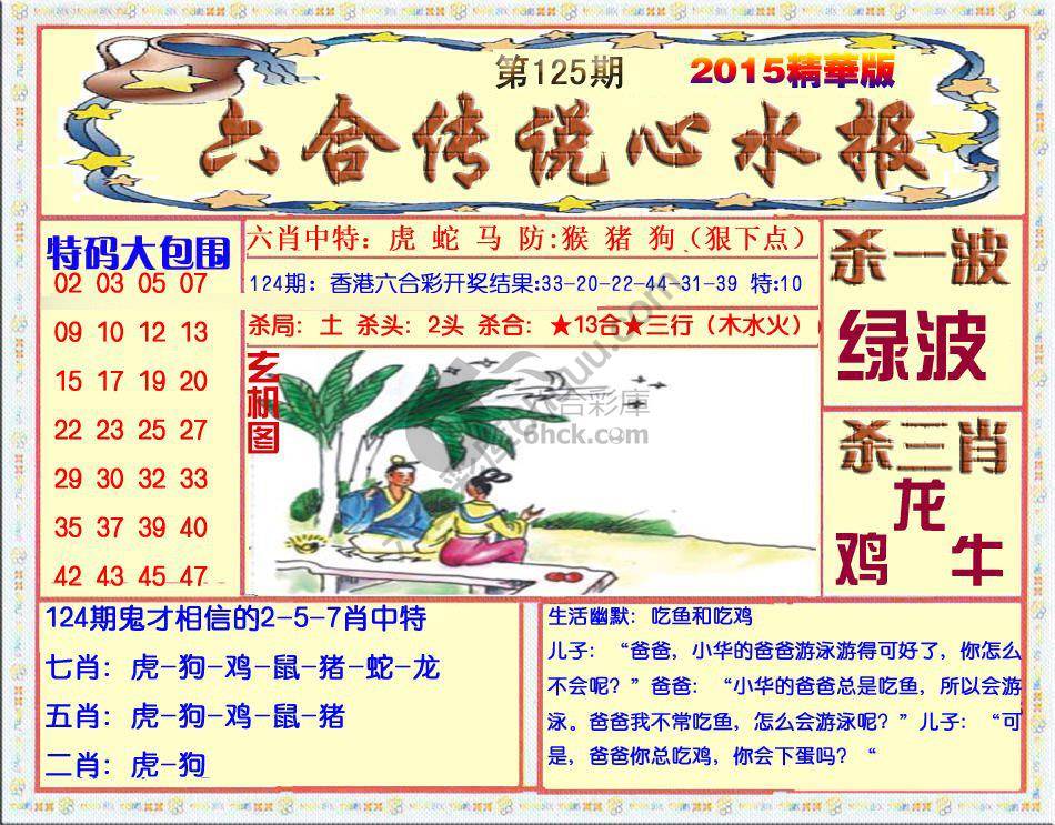 六合传说心水报