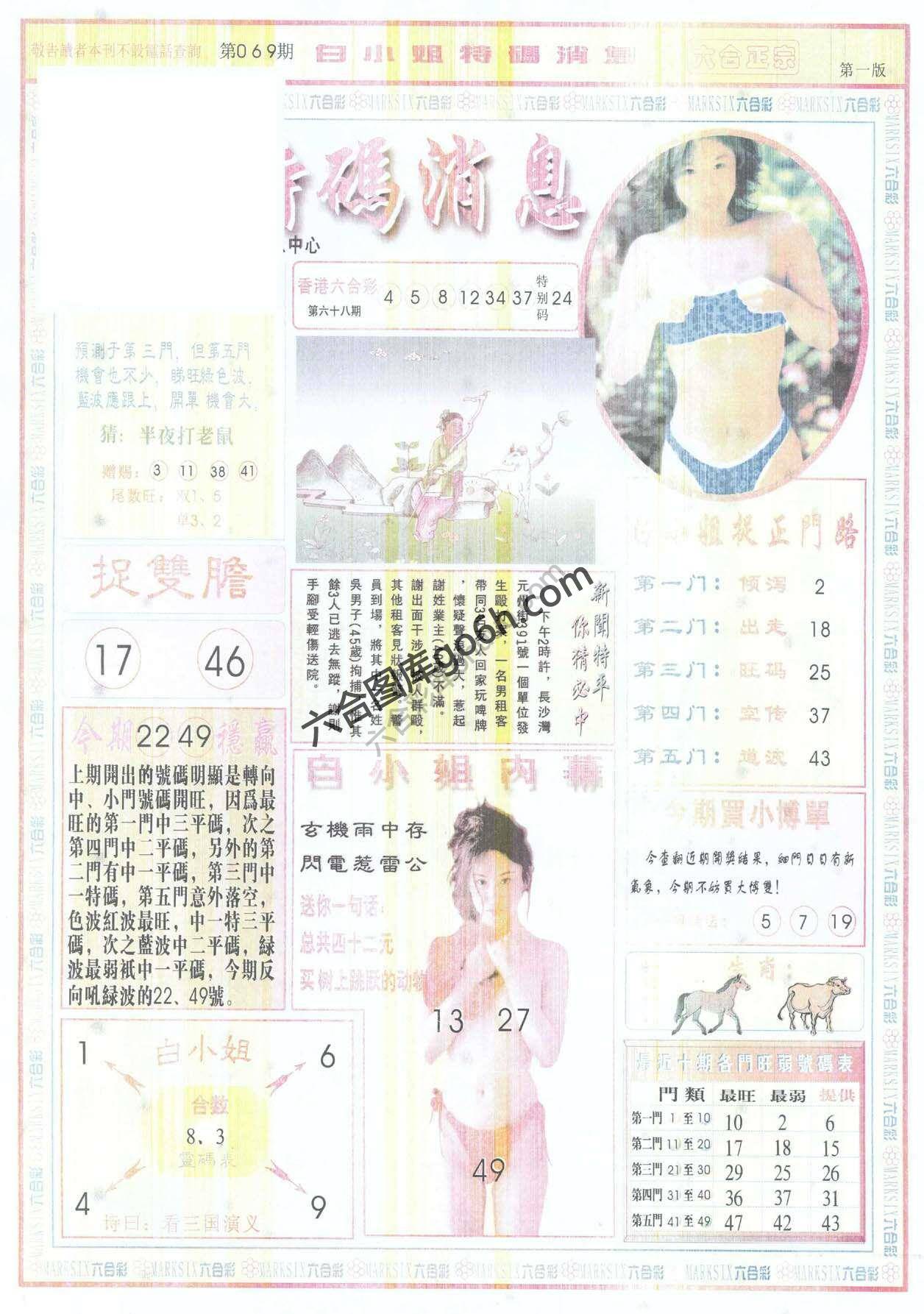 白小姐特码消息