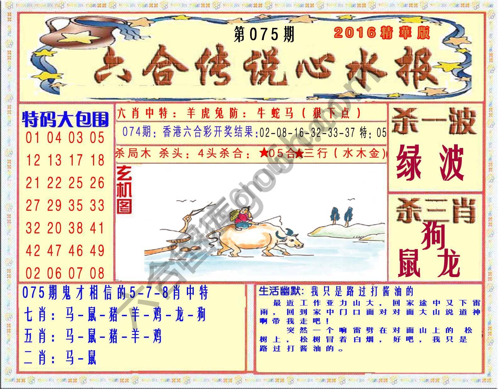 六合传说心水报