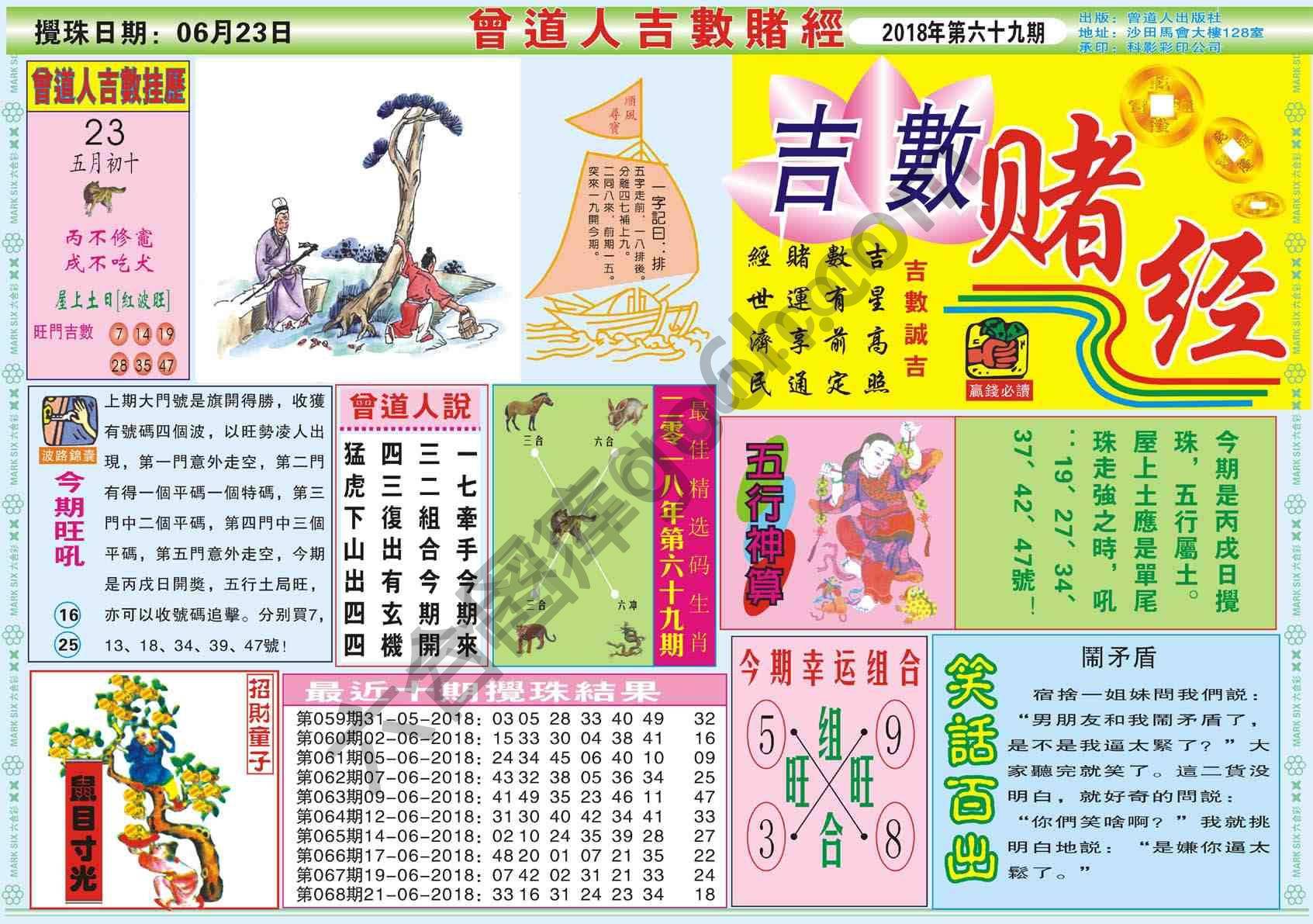 曾道人吉数赌经