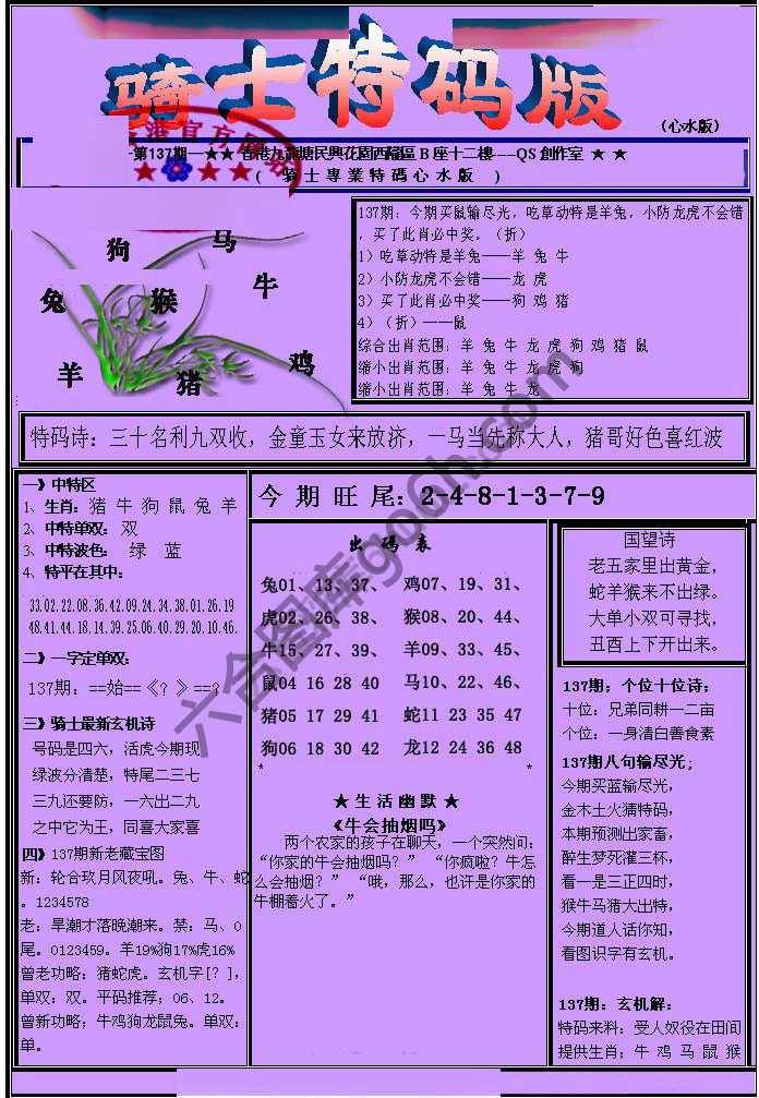 另类骑士特码版