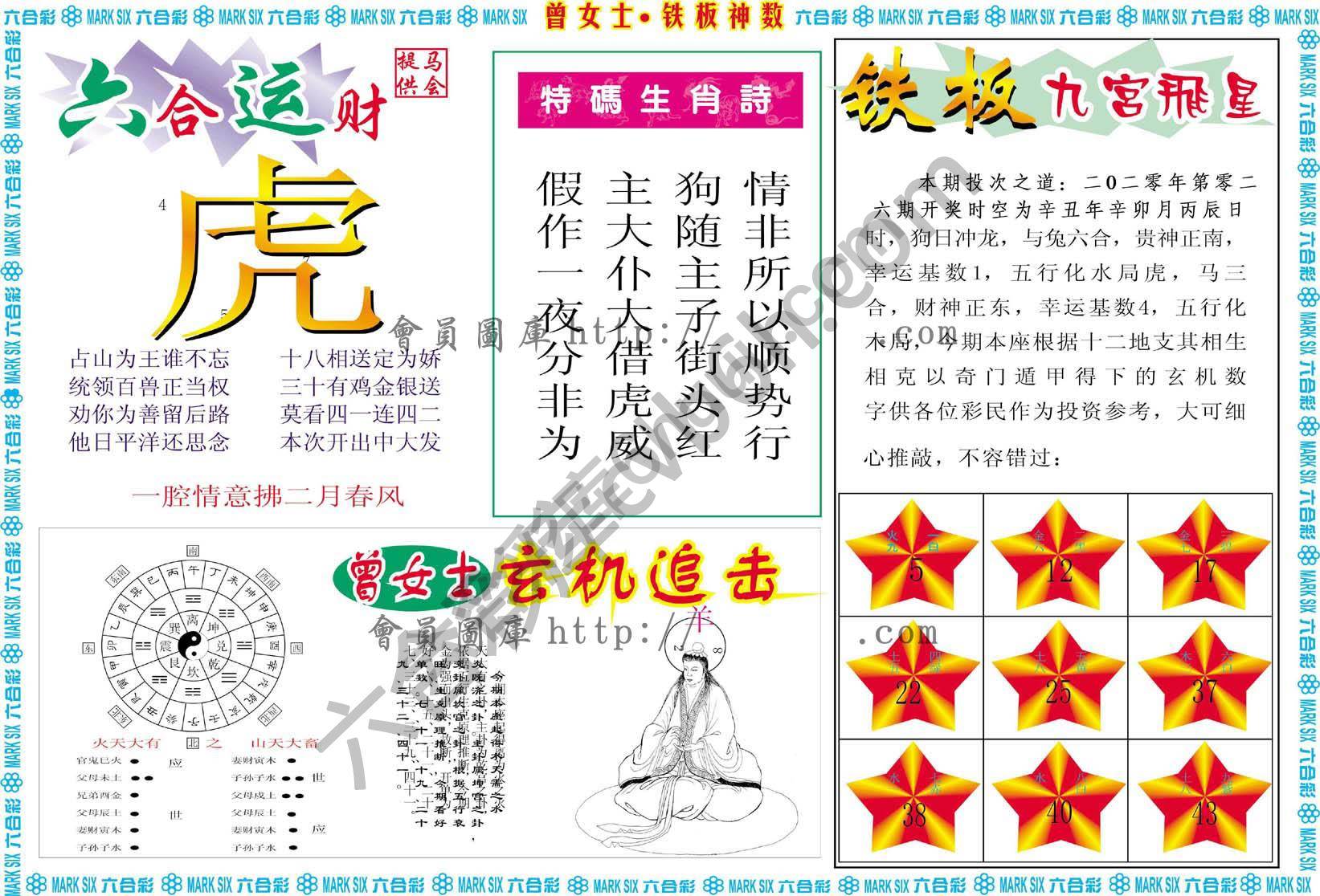 曾女士铁板神数