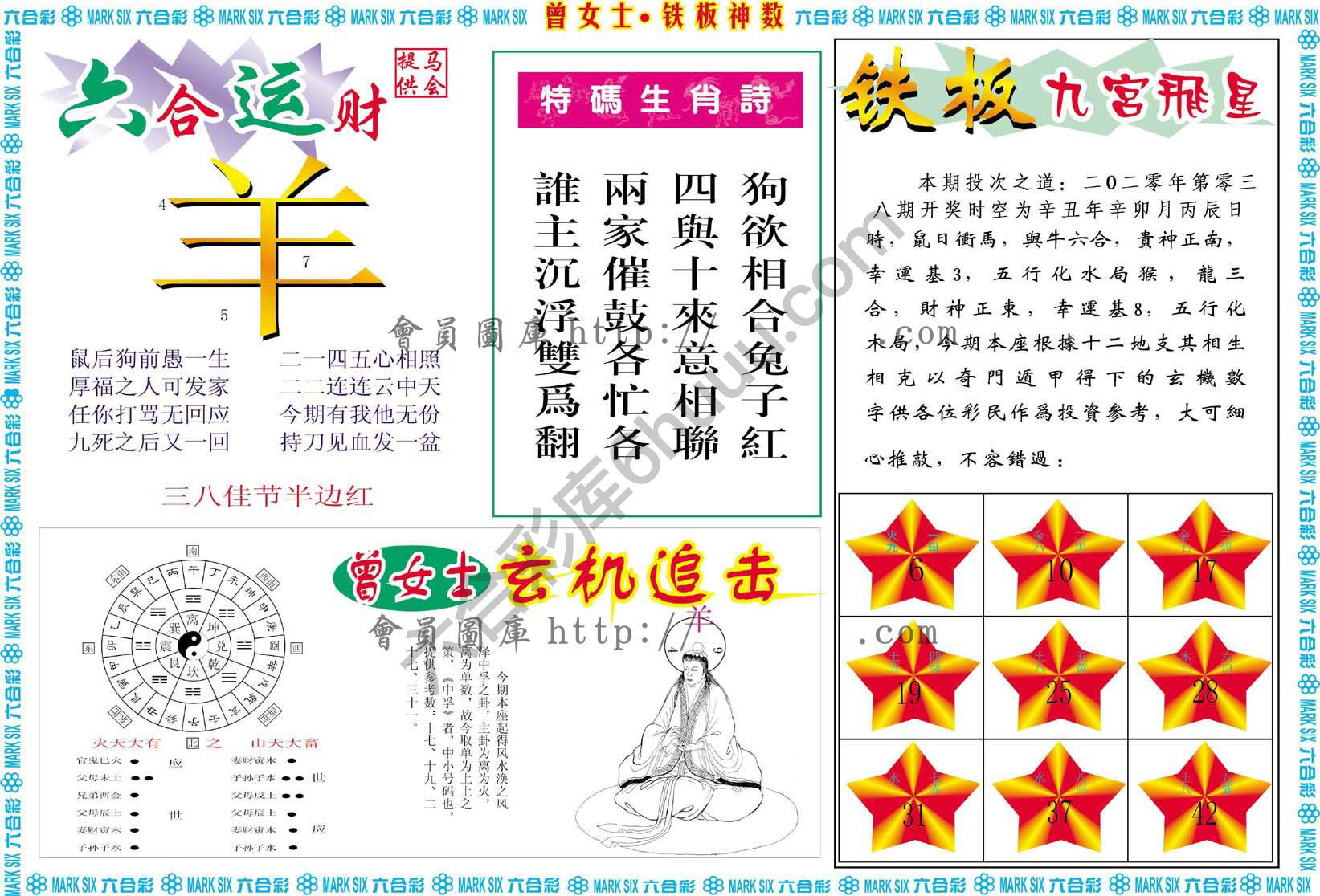 曾女士铁板神数