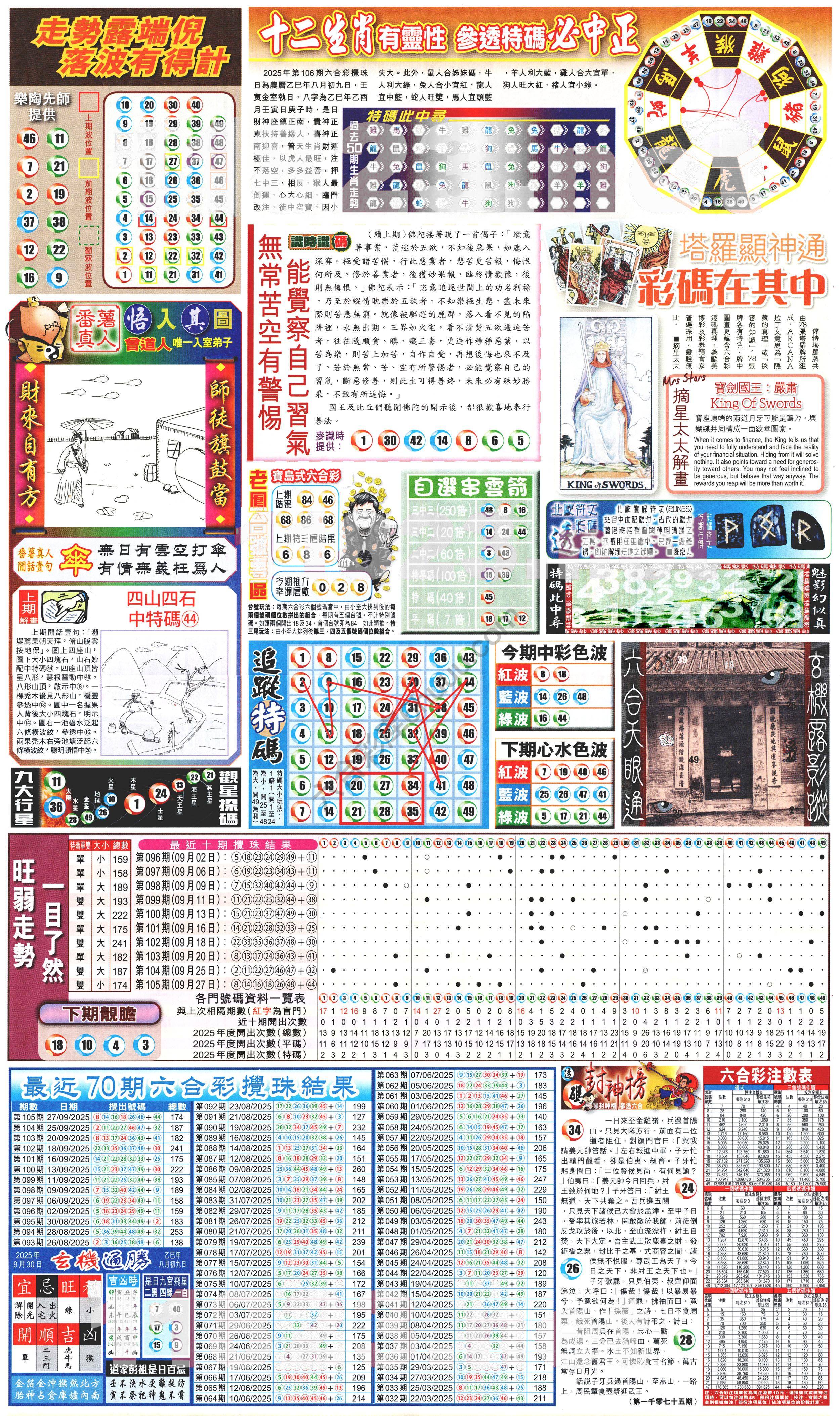 新报六合彩玄机