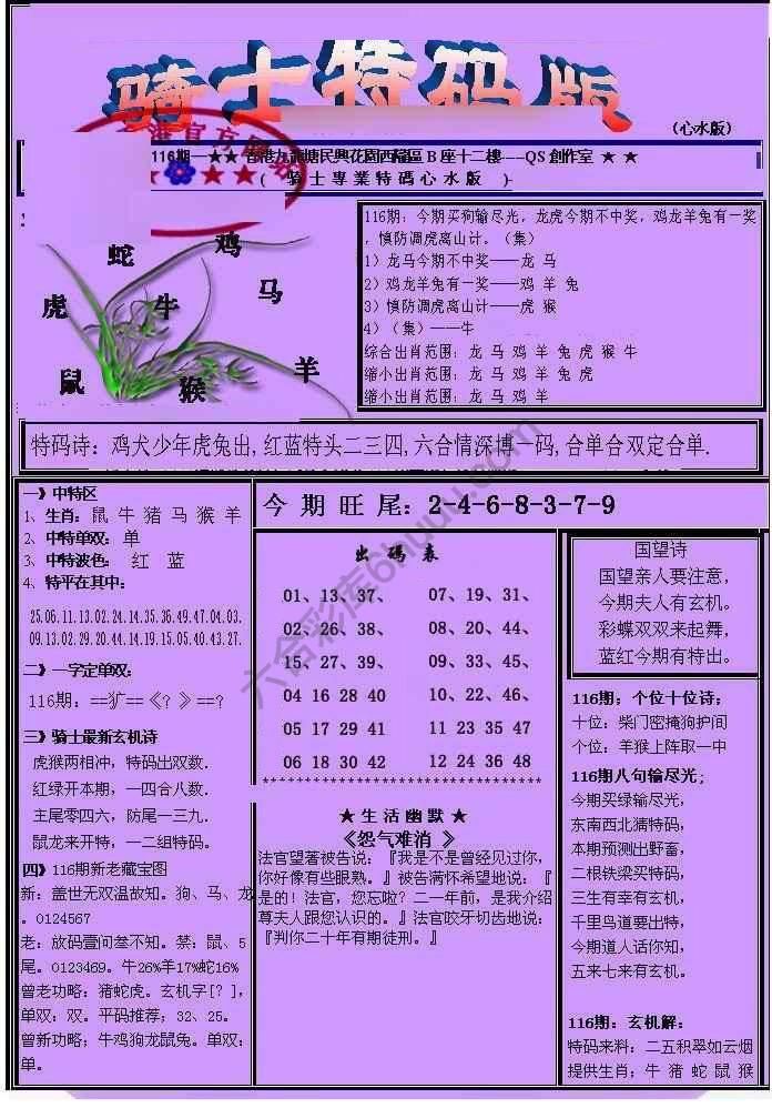 另类骑士特码版