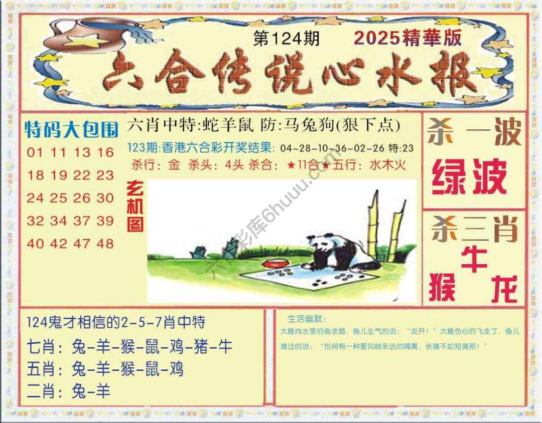 六合传说心水报