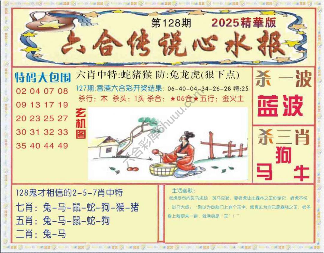 六合传说心水报
