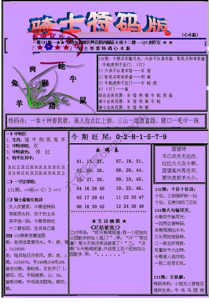 另类骑士特码版