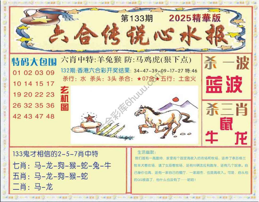 六合传说心水报
