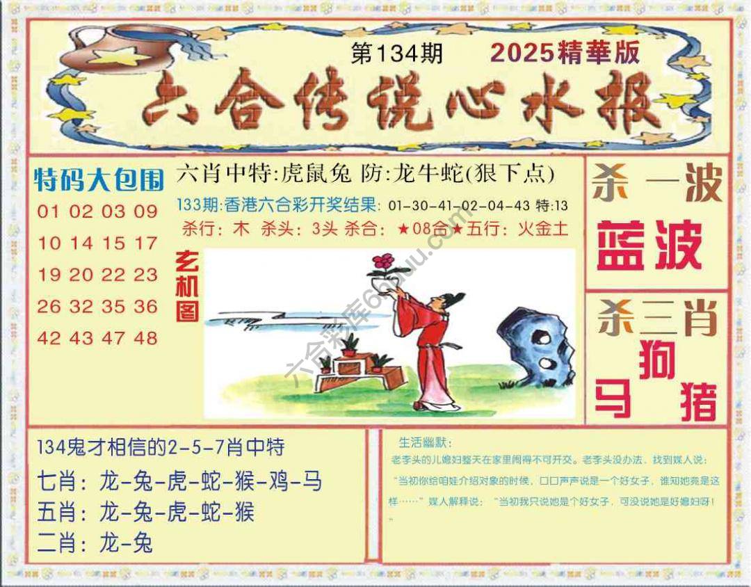 六合传说心水报