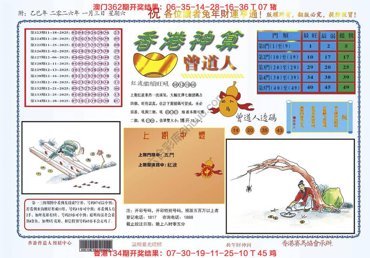 香港神算曾道人