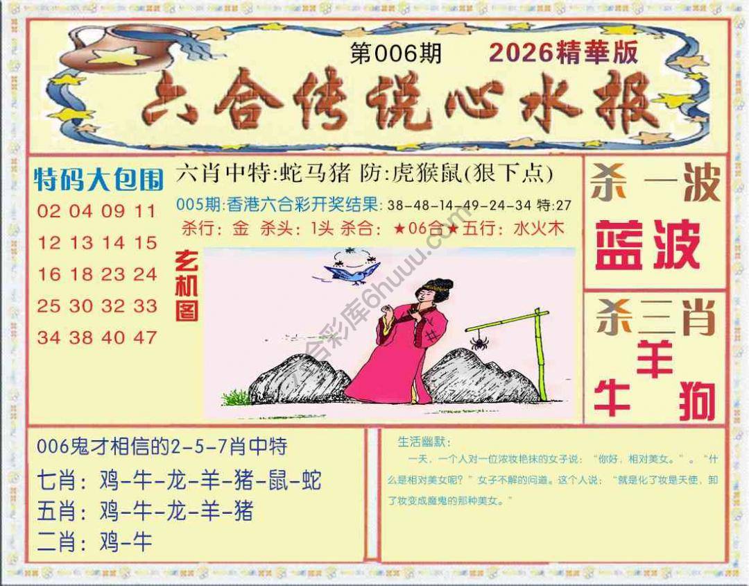 六合传说心水报
