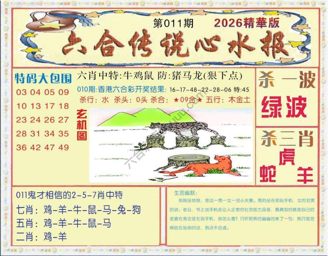 六合传说心水报