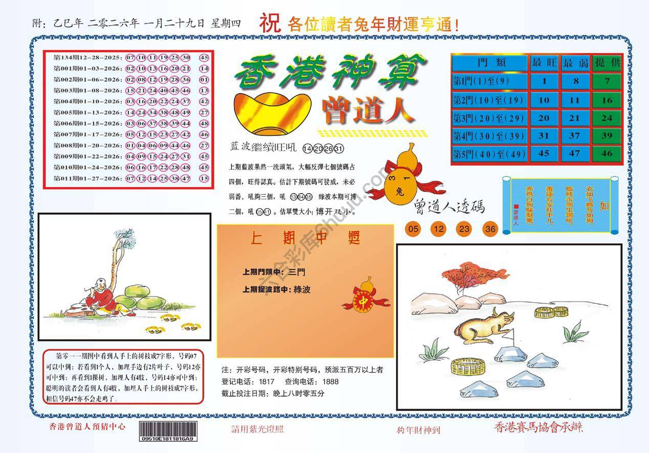 香港神算曾道人