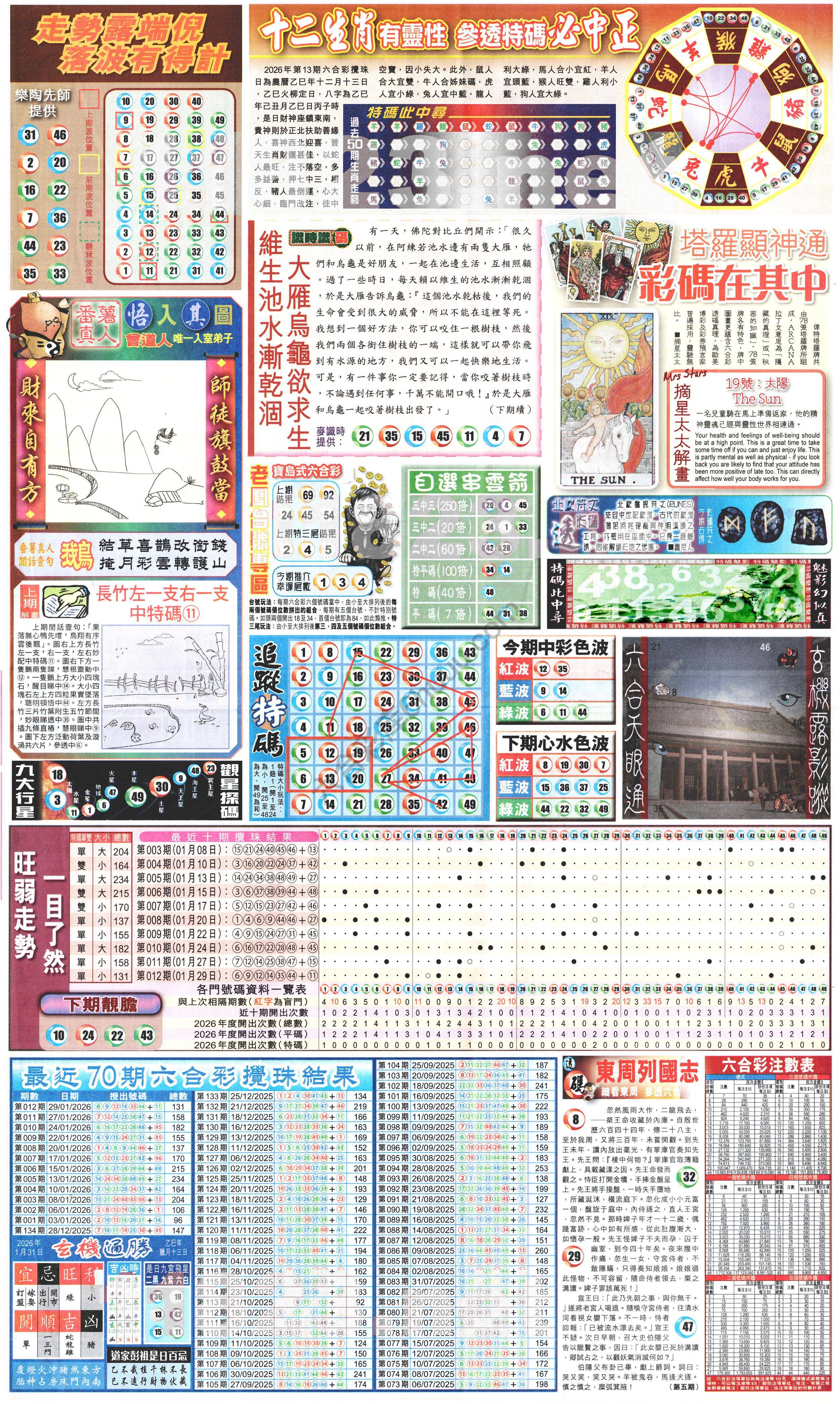 新报六合彩玄机