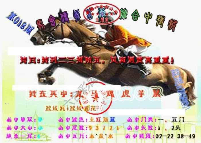 马会传真综合报