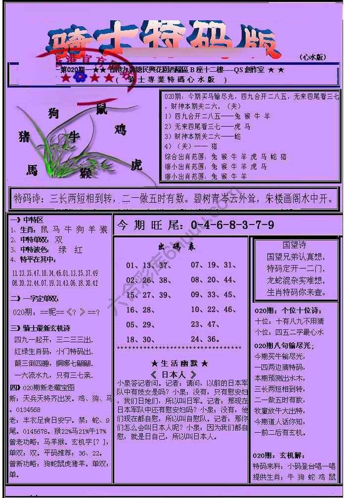 另类骑士特码版