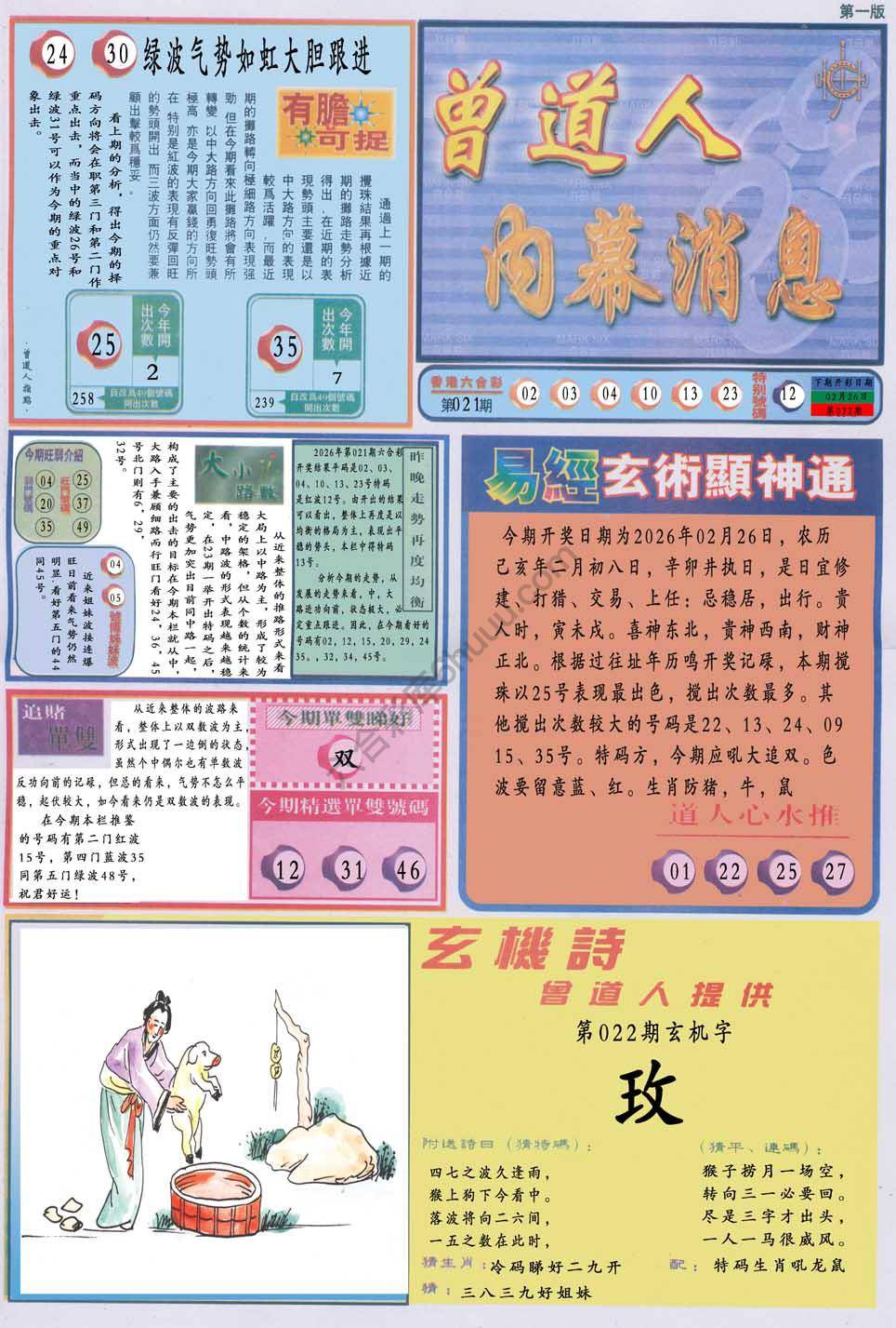 曾道人内幕消息