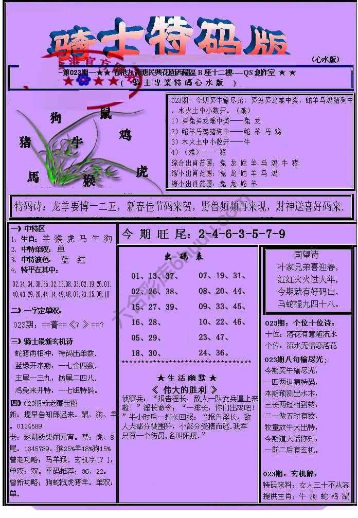 另类骑士特码版