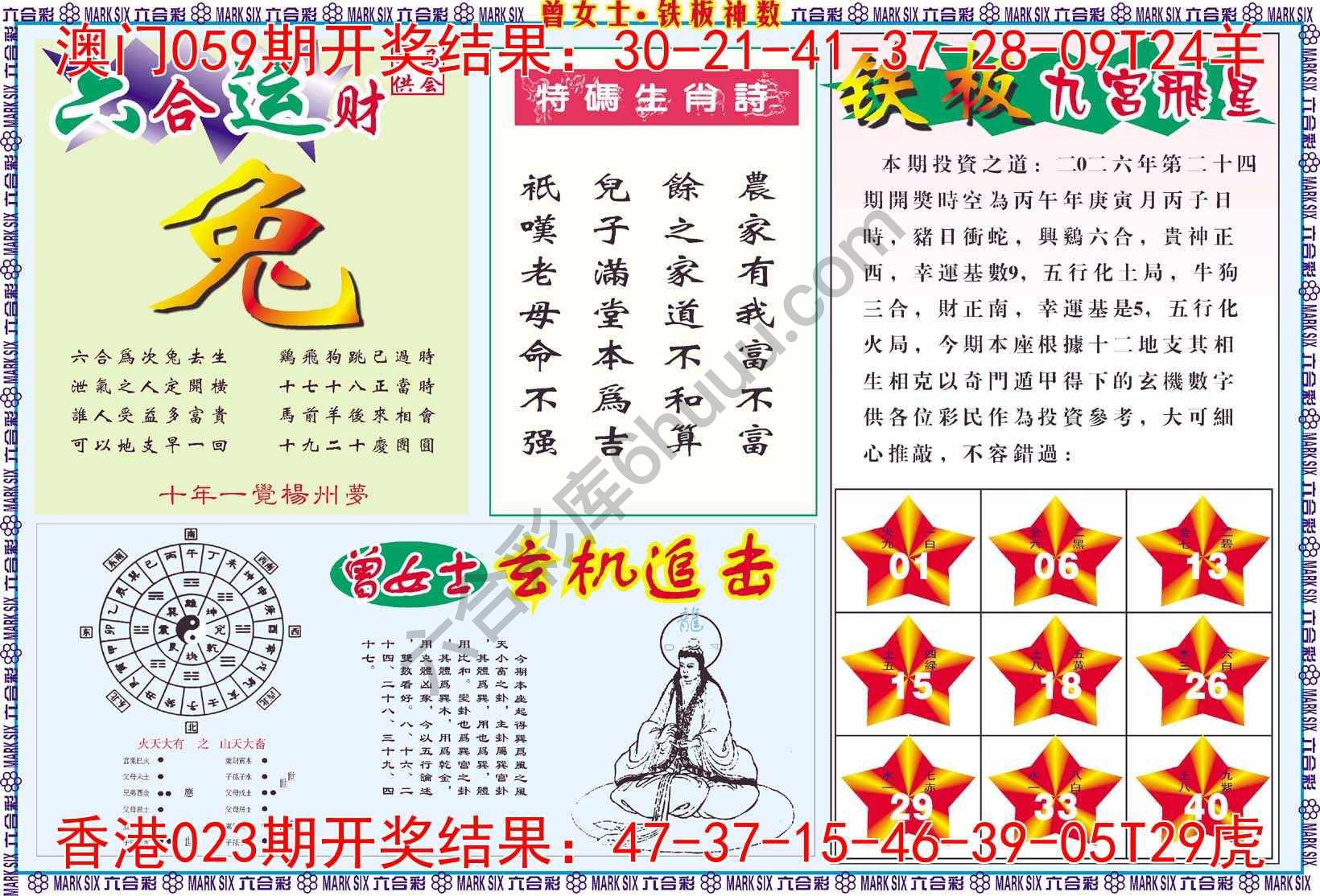 曾女士铁板神数