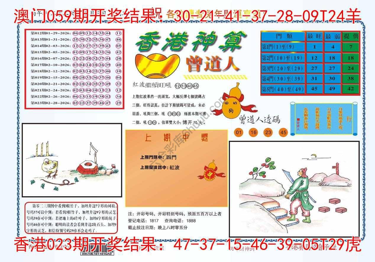 香港神算曾道人