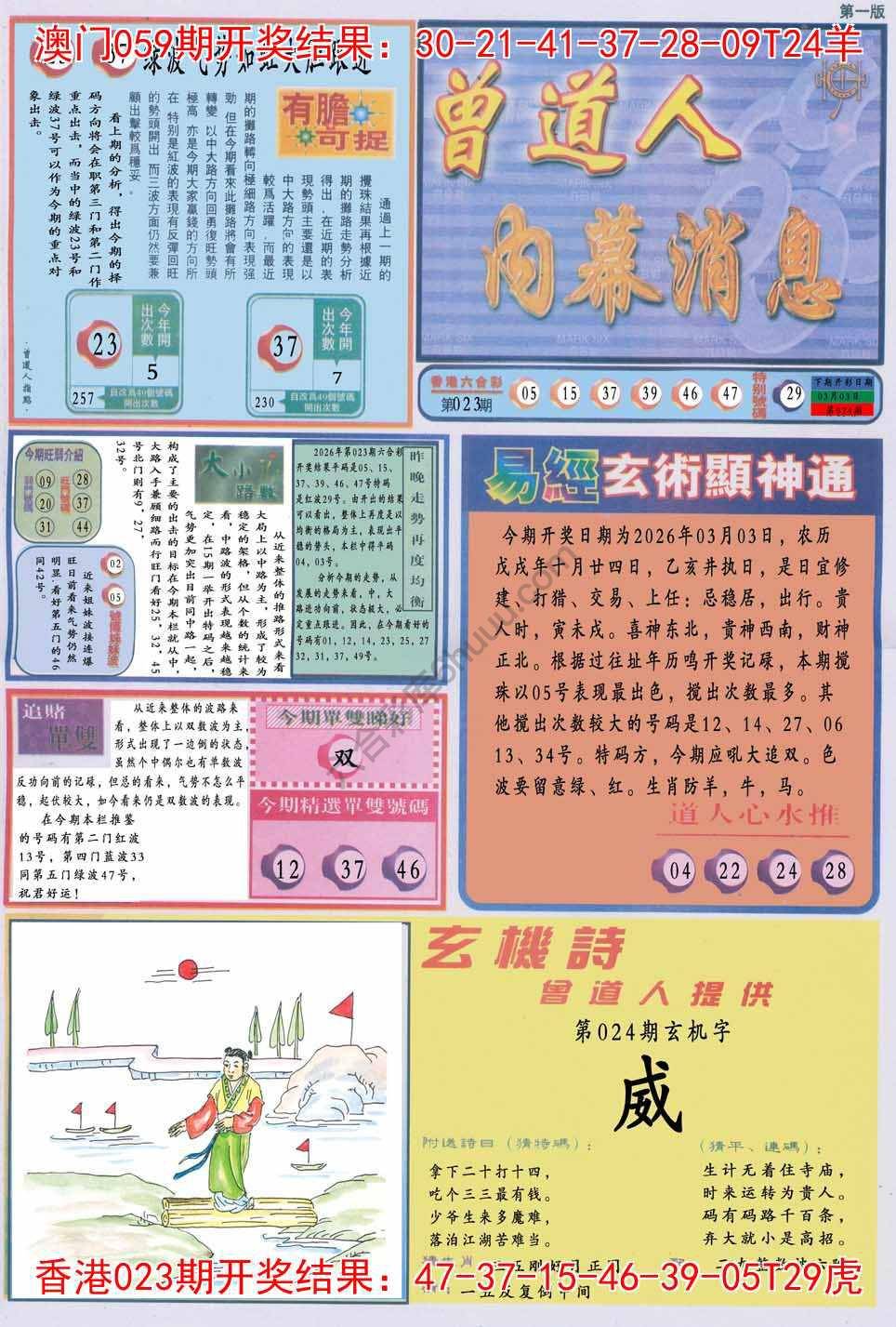 曾道人内幕消息