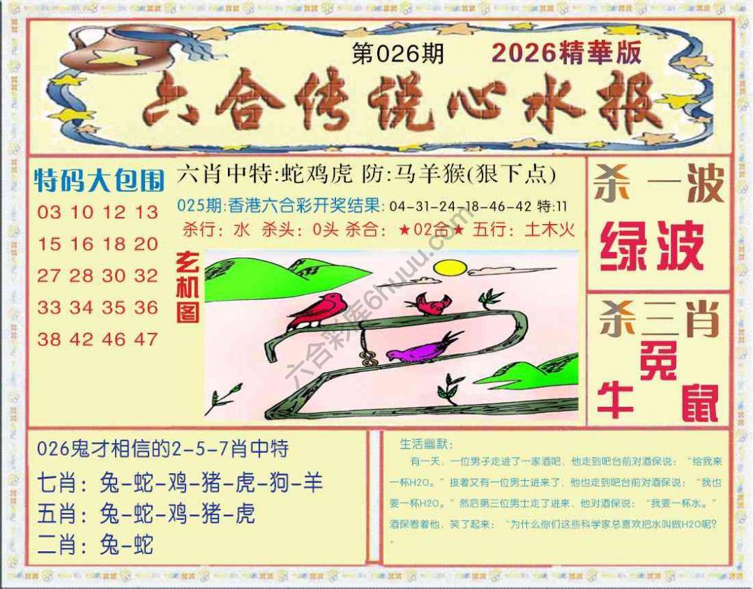 六合传说心水报