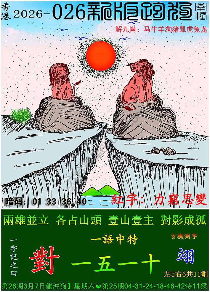 跑狗图（新版）