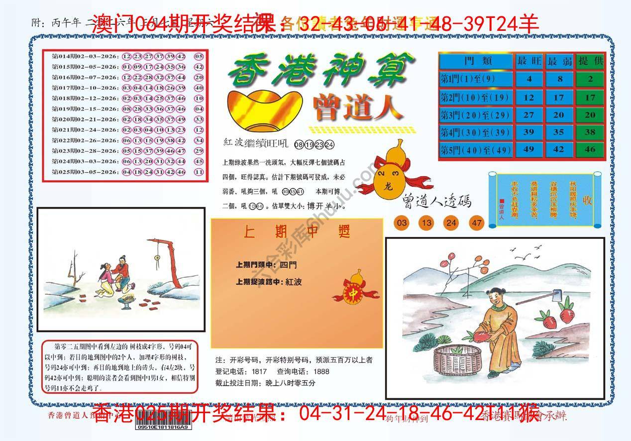 香港神算曾道人