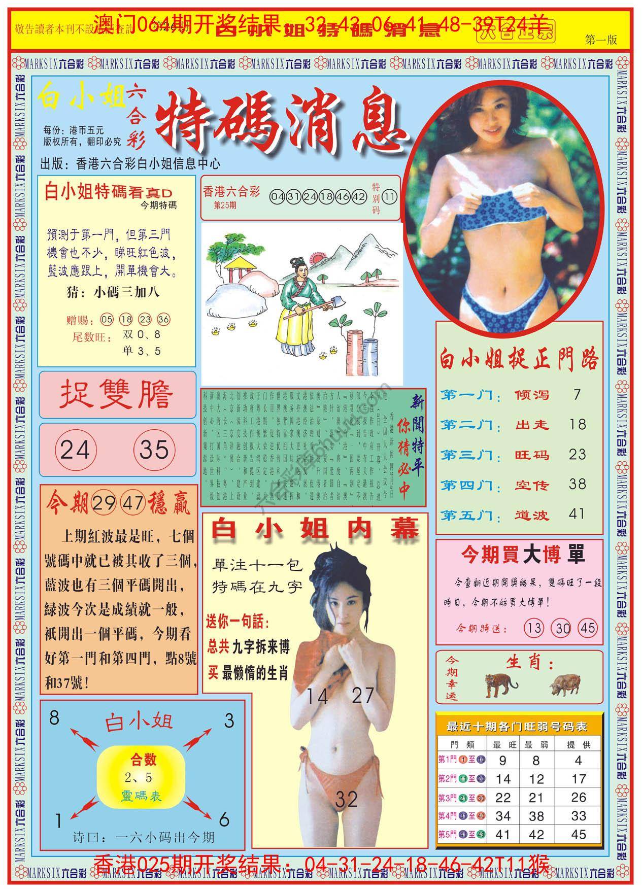 白小姐特码消息