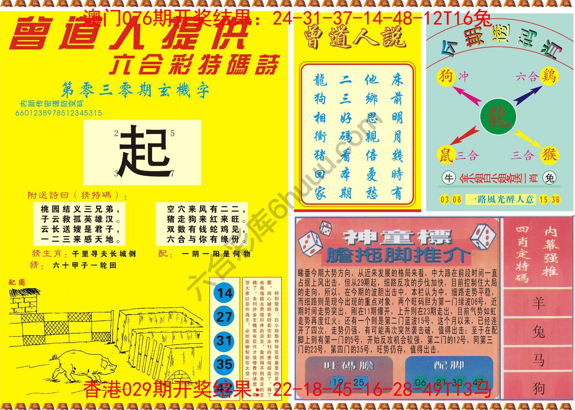 曾道人内幕玄机