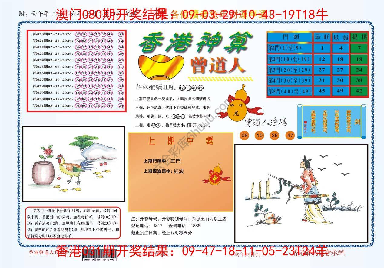 香港神算曾道人