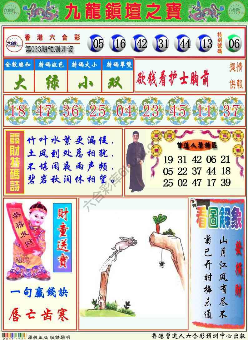 九龙挂牌解特码