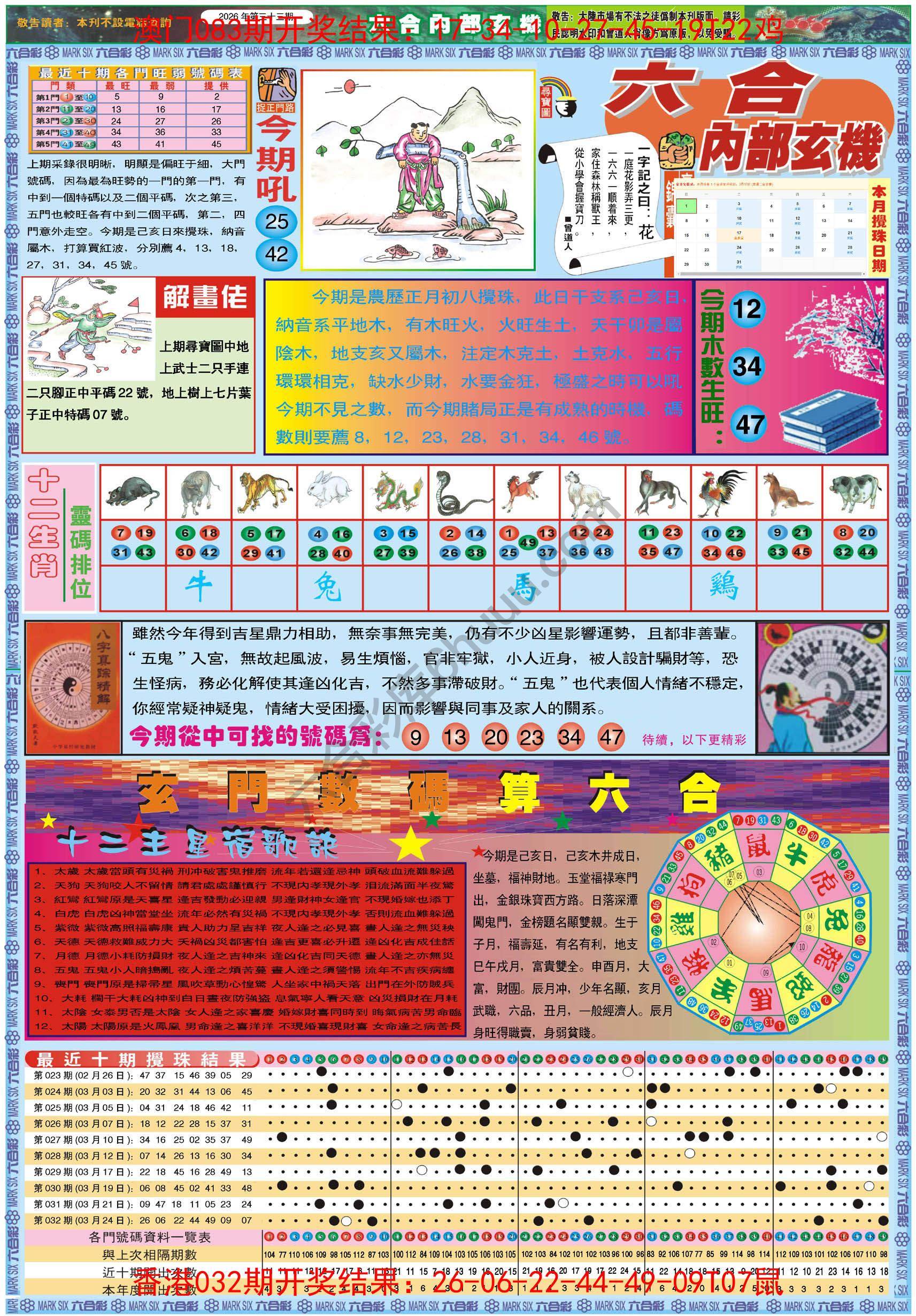 六合内部玄机港版