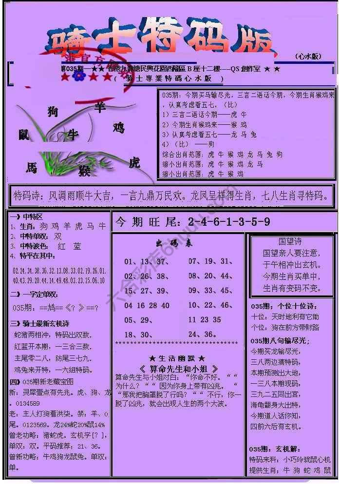 另类骑士特码版