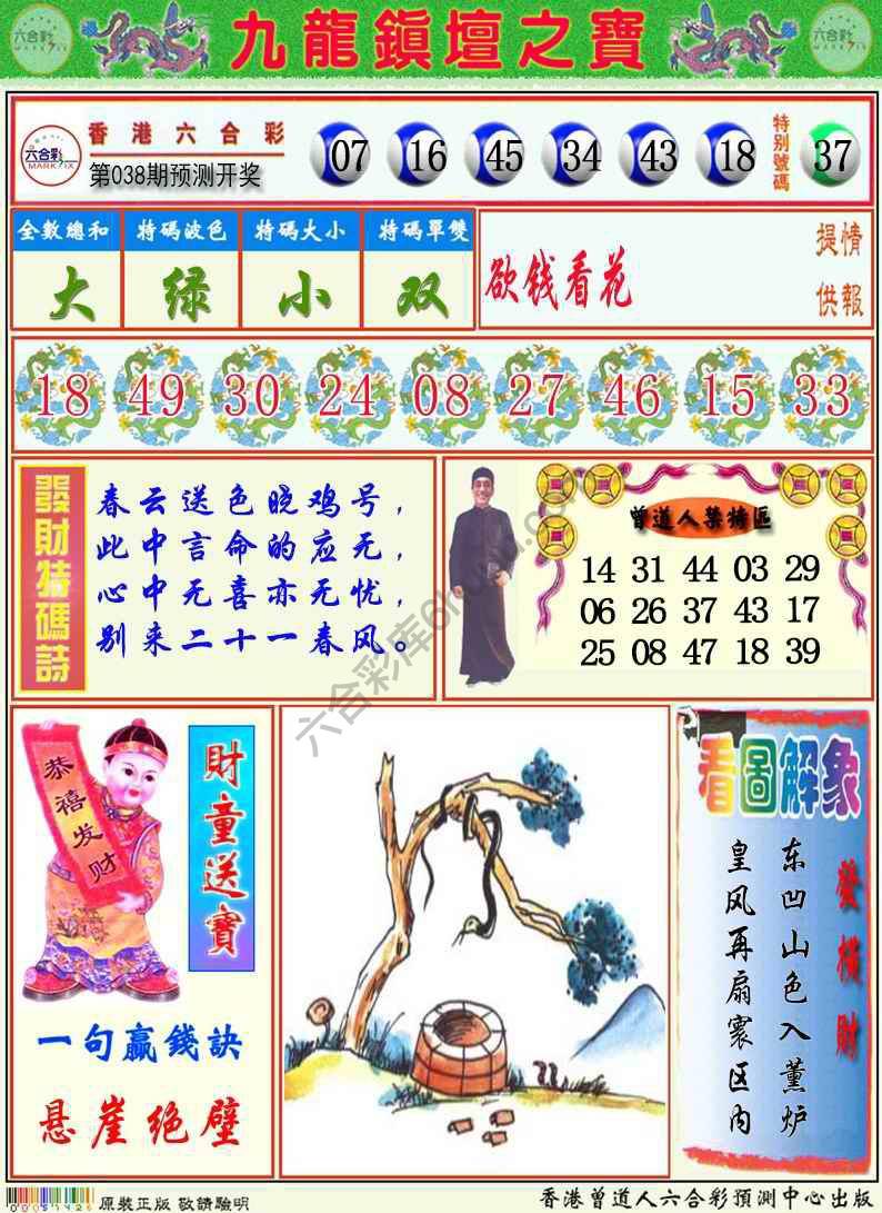 九龙挂牌解特码