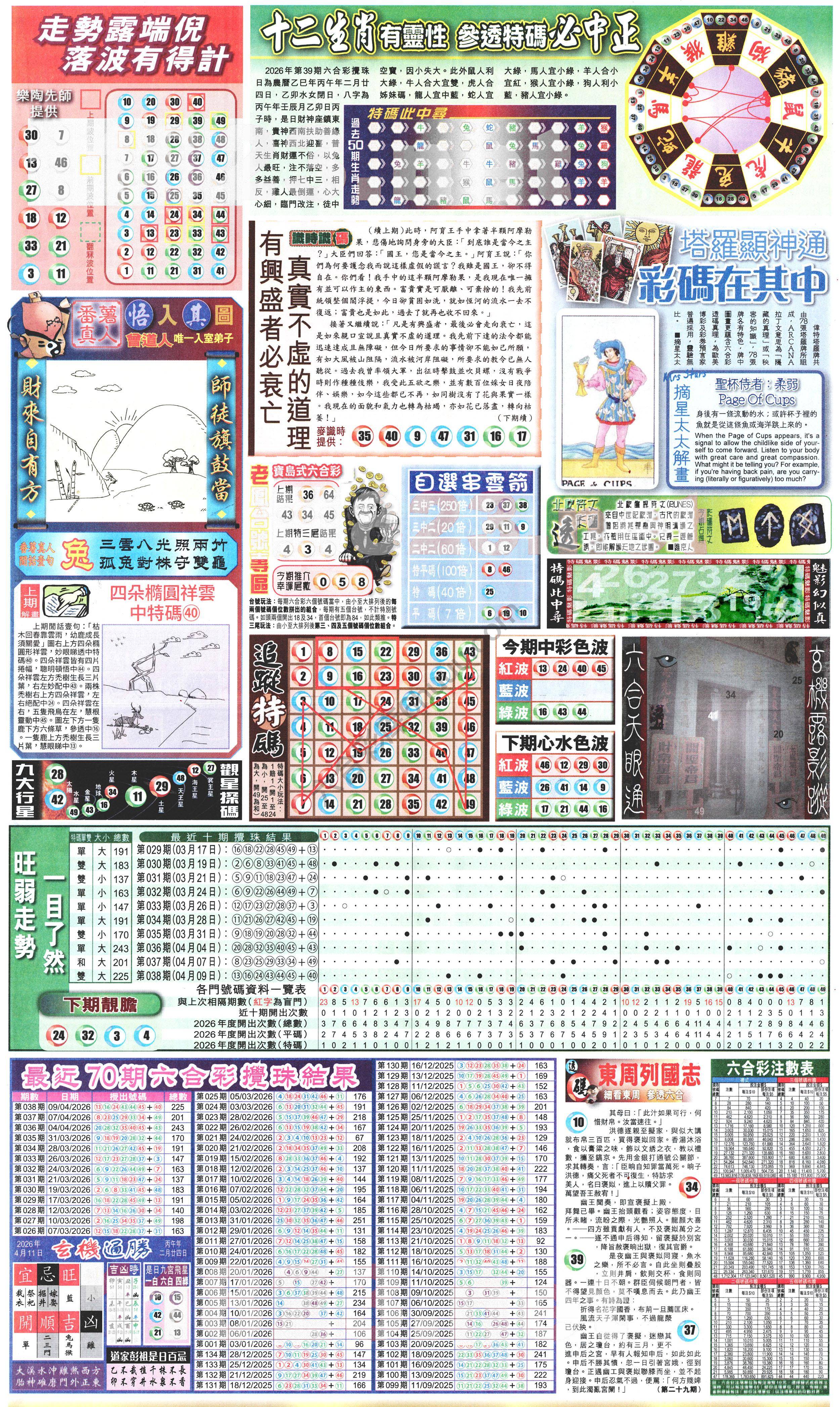 新报六合彩玄机