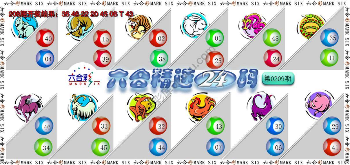 六合精选24码