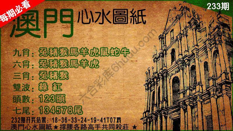 澳门心水图纸