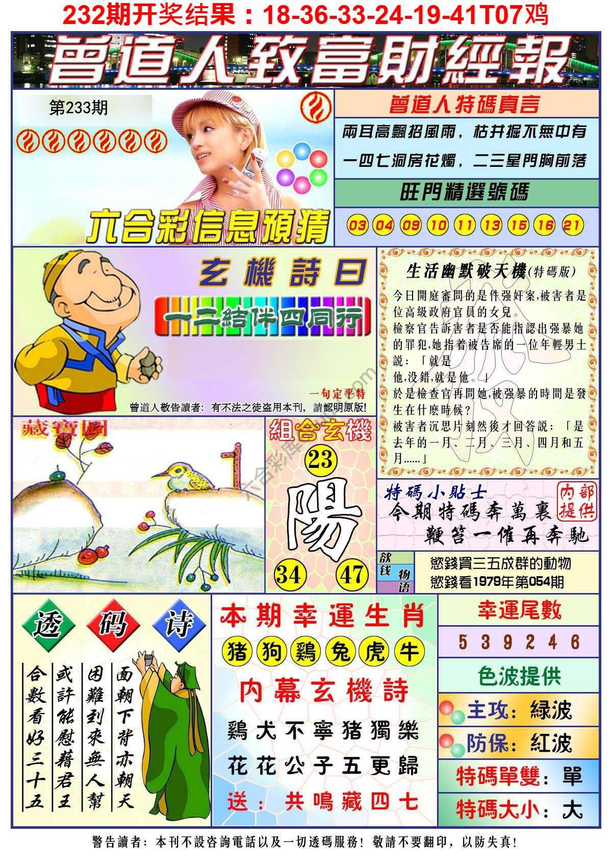 曾道人致福财经