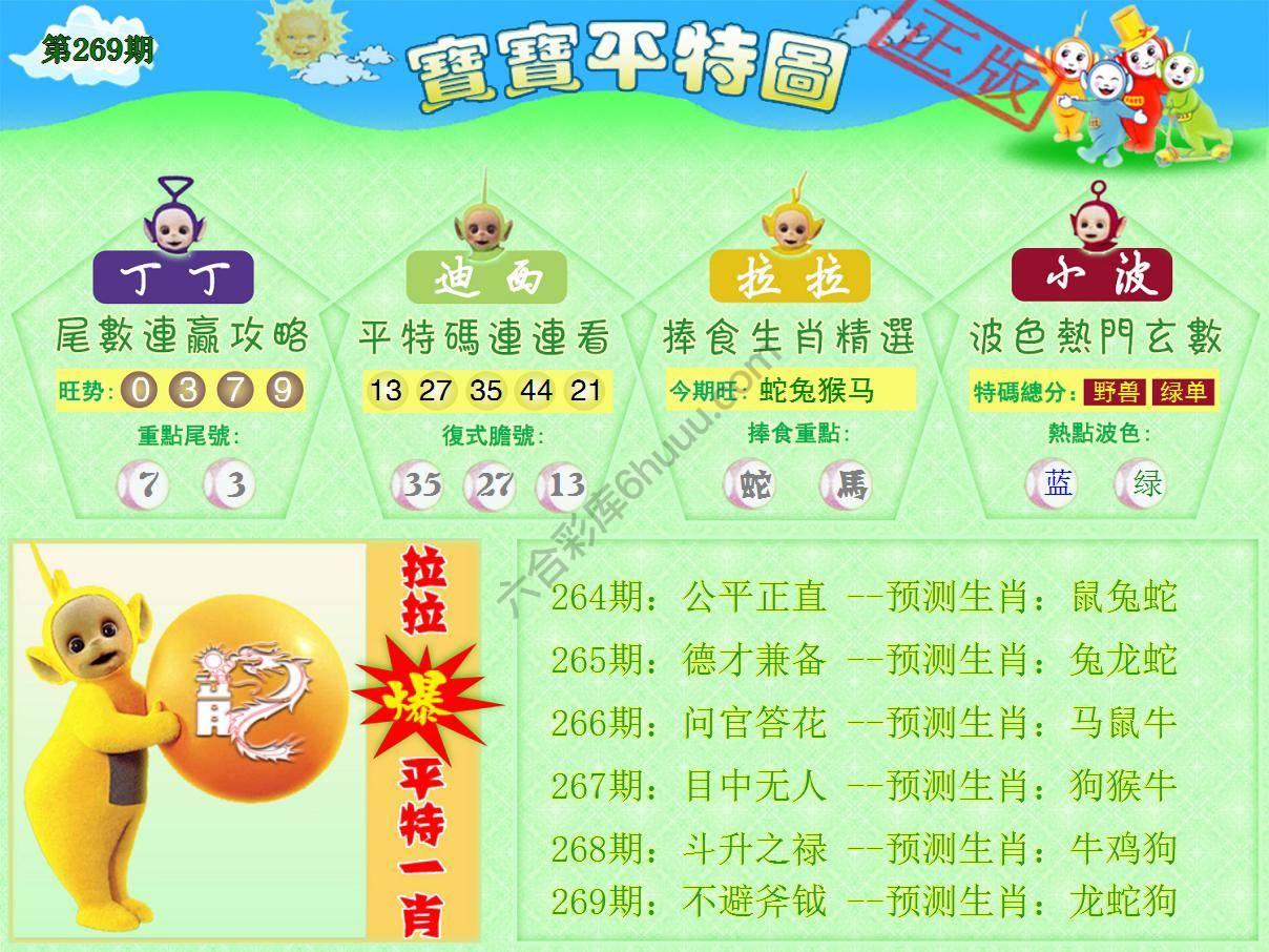 天线宝宝平特图