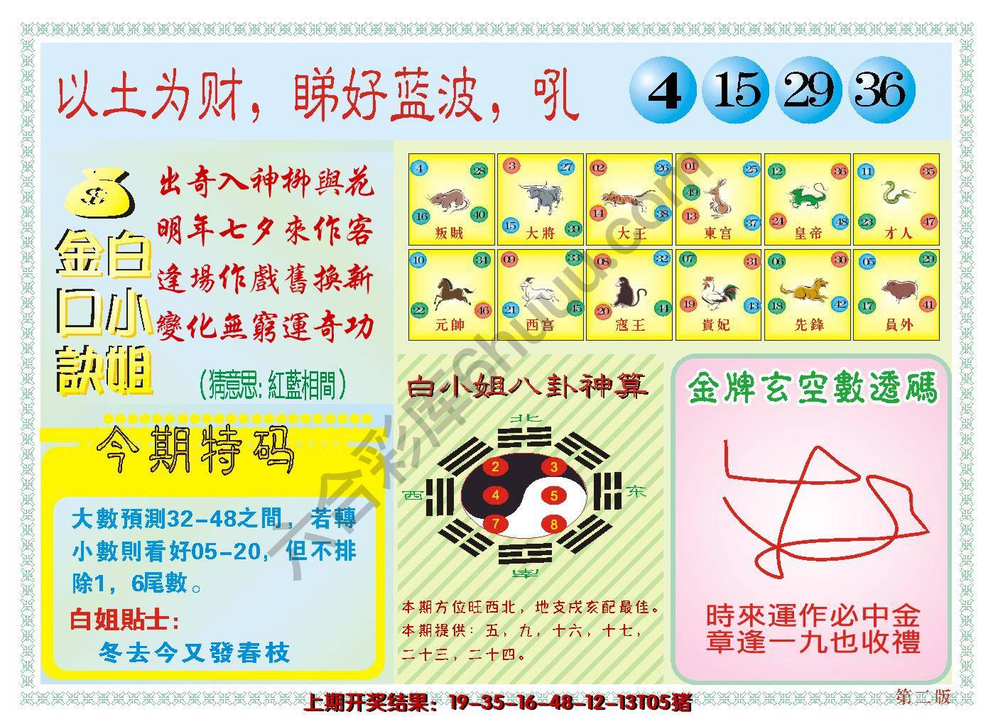 澳门白小姐金口诀