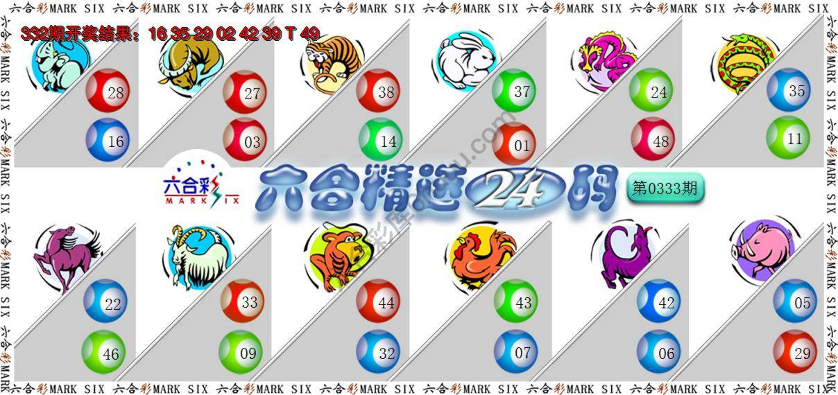 六合精选24码