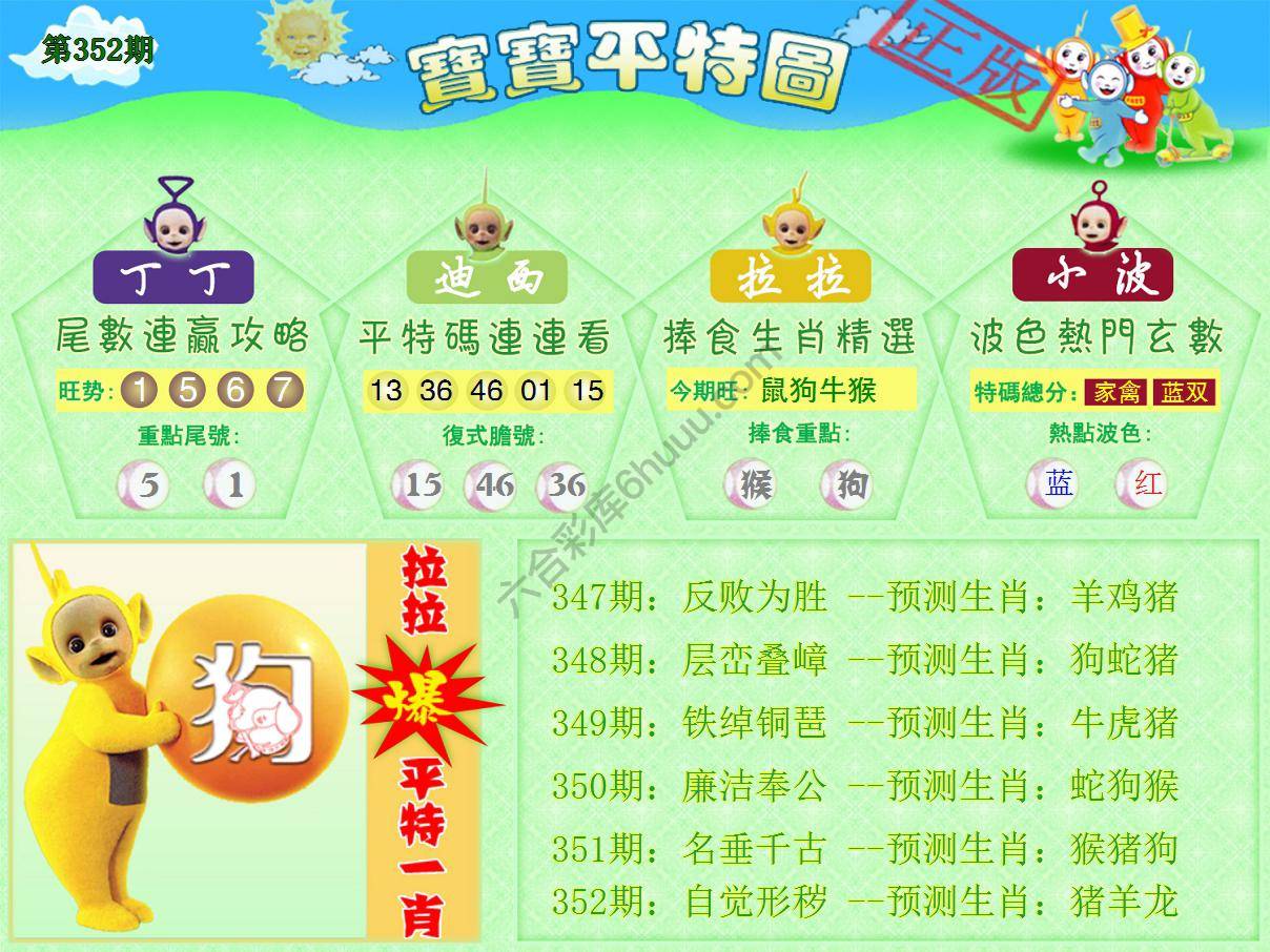 天线宝宝平特图