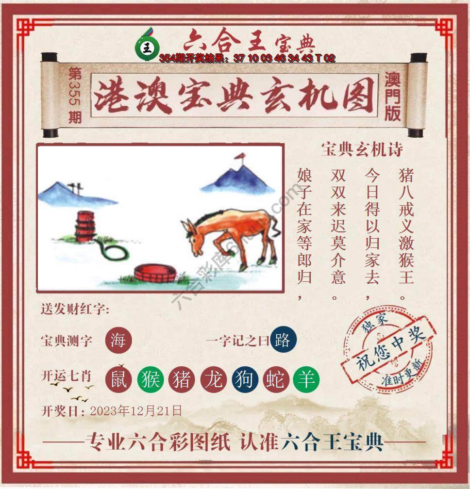 六合王港澳宝典玄机图