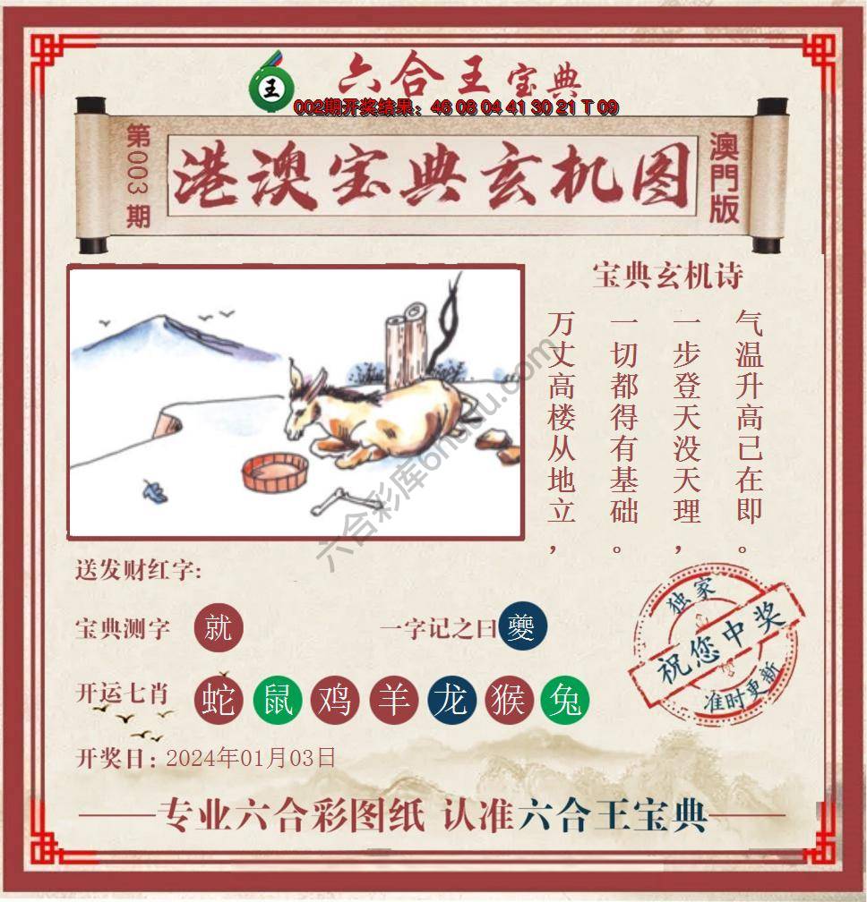 六合王港澳宝典玄机图