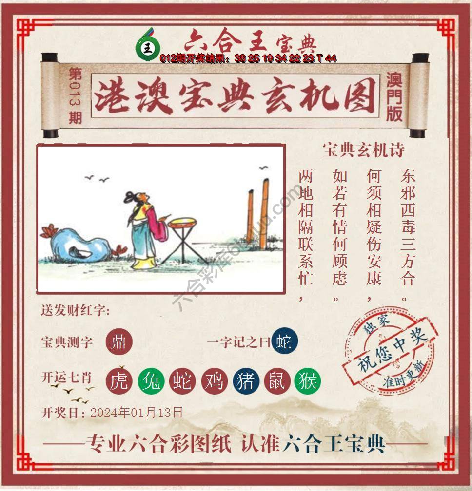 六合王港澳宝典玄机图