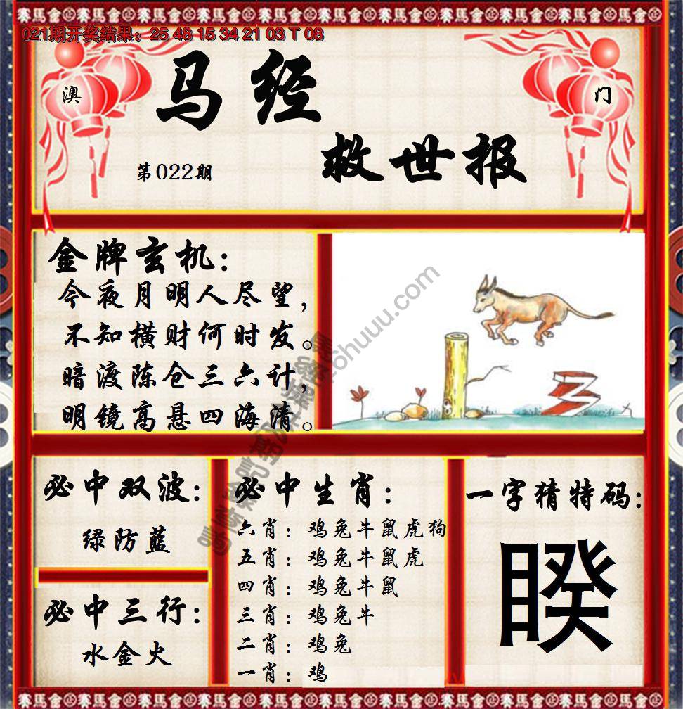 马经救世报