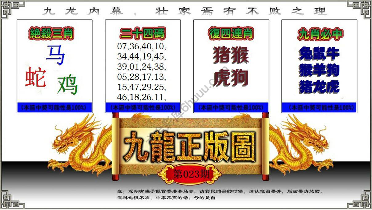 九龙正版图